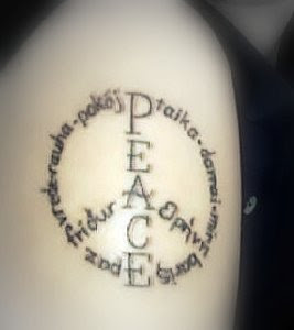 PEACE tattoo