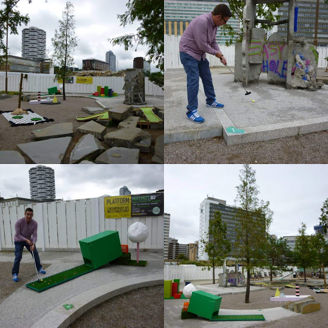 PUTT PUTT #2 art installation Crazy Golf course in Croydon