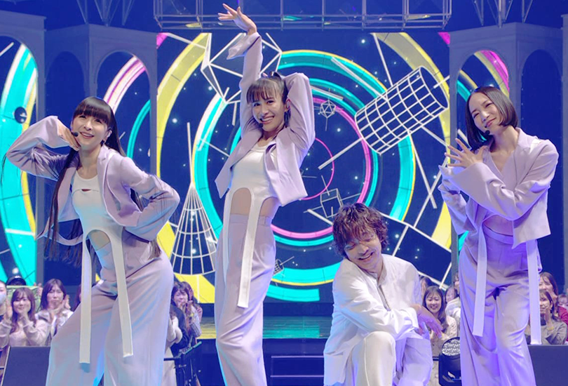 Perfume and Daichi Miura on Music Station Super Live, following their joint performance with ELEVENPLAY and SP Dancers.