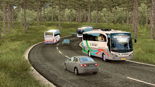 Download Traffic Bus Lintas Timur V2 & V3 by FPS pack ets2