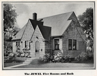 black and white catalog image of Sears Jewel in the 1932 Sears Modern Homes catalog