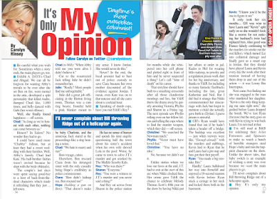 Carolyn Hinsey's latest column from Soap Opera Digest