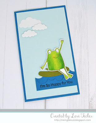 So Hoppy for You card-designed by Lori Tecler/Inking Aloud-stamps and dies from My Favorite Things