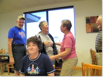 Snookie in front; Lenny, Ginny, Nancy Geoge