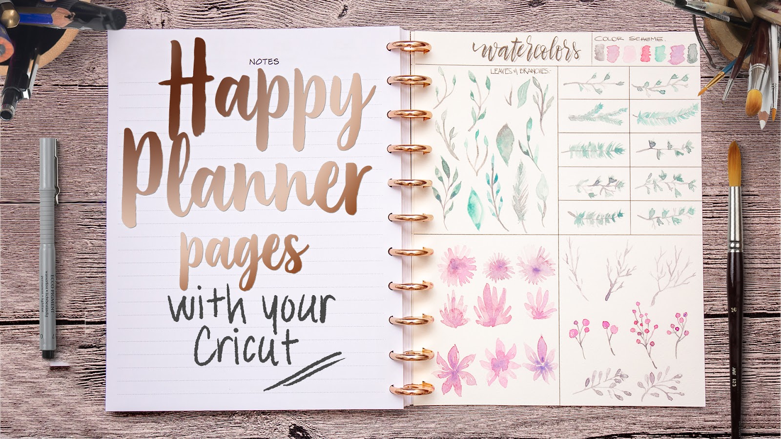 Download Awesome Svgs Cutting Any Size Happy Planner Pages With Your Cricut Edge Targeting Technique