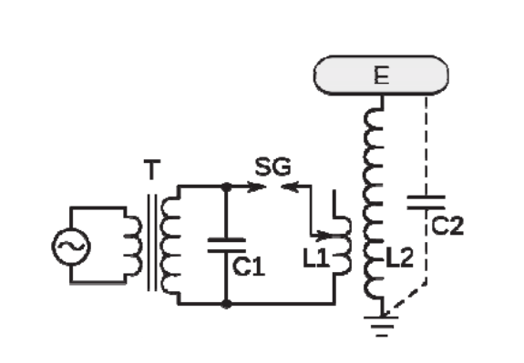 Circuit Diagram Tesla Transformer - Magnifying Transmitter