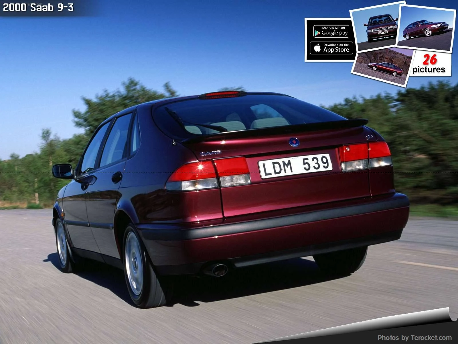 Hình ảnh xe ô tô Saab 9-3 2000 & nội ngoại thất