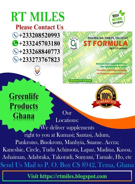 Use Greenlife ST Pill for prevention as well as for treatment for the above mentioned diseases