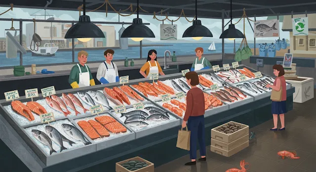 Illustration d'une consommation responsable de poisson pour la santé
