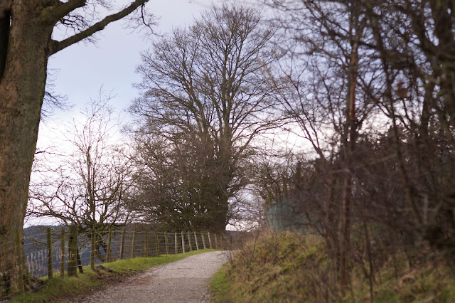 Walking in the Peak District in winter