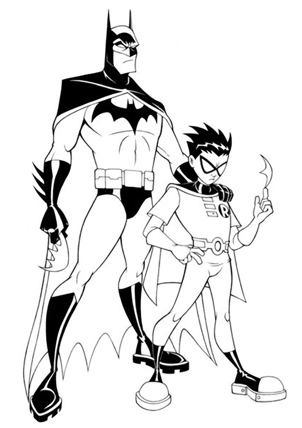 Download Robin Coloring Pages