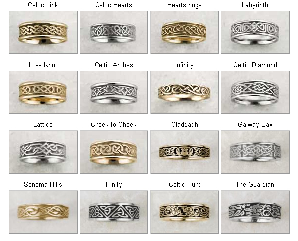 These braided style wedding rings can either be left to stand alone with 