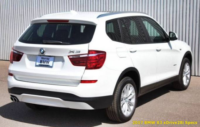 2017 BMW X3 xDrive28i Specs