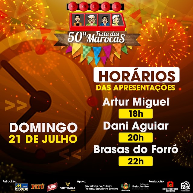 NO PALCO AGORA BANDA ARTUR MIGUEL NA TERCEIRA NOITE DA FESTA DAS MAROCAS EM BELO JARDIM