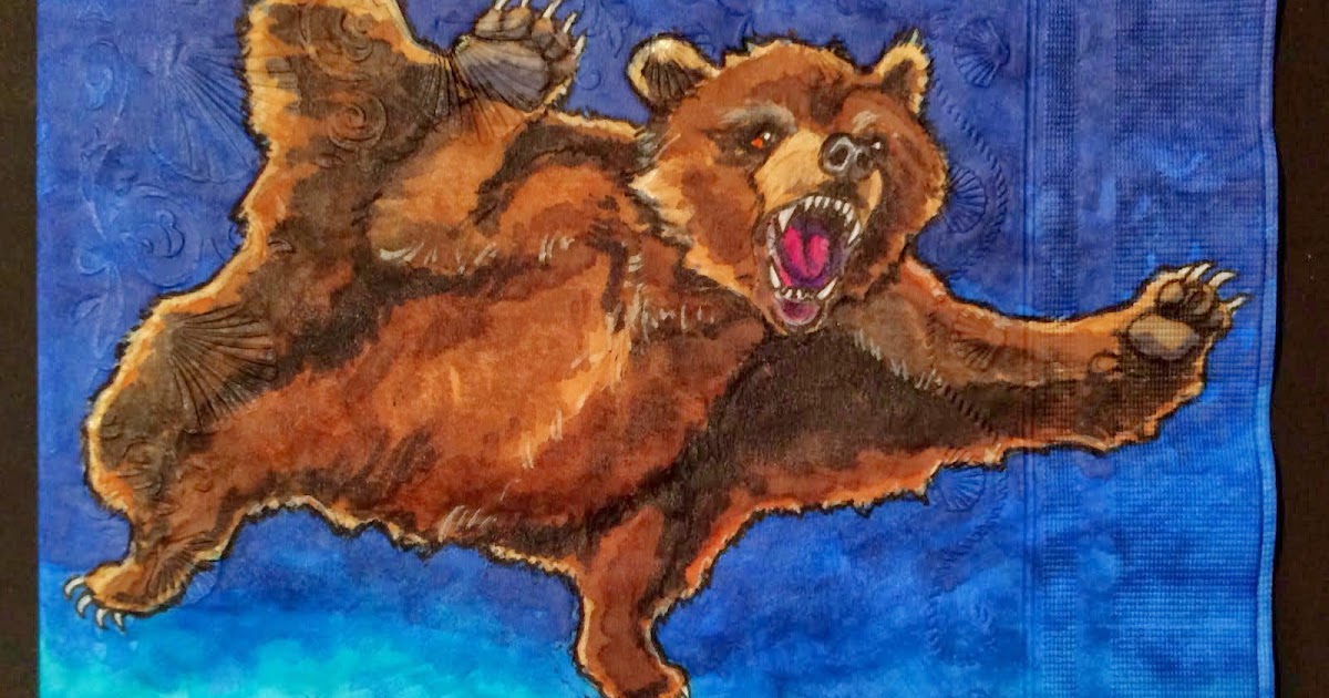 Daily Napkins: Flying Squirrel Style Grizzly Bear