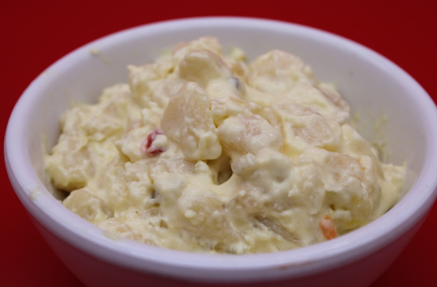 Family-recipe potato salad served at Knuckle Sandwiches in Mesa, AZ