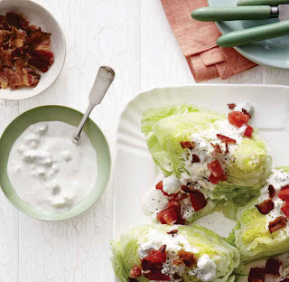 Lettuce Wedges with Blue Cheese Dressing