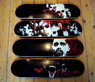 Skateboard graphics airbrush