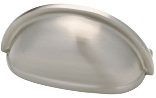 satin nickel cup pull