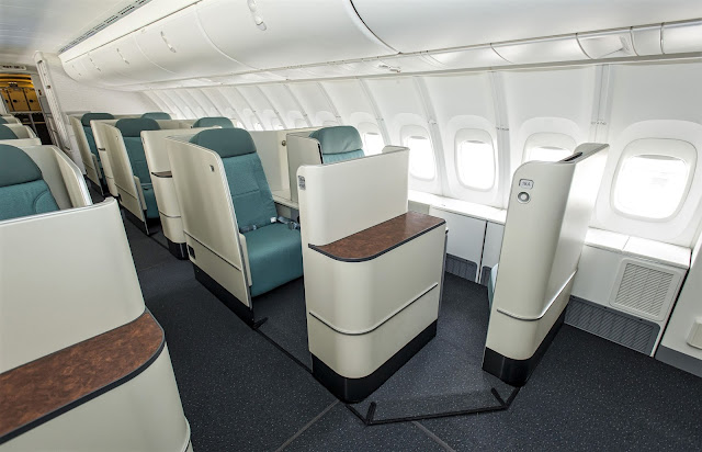 Korean Air Boeing 747-8 First Class Seating Layout