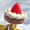 Cream and Strawberry Ring