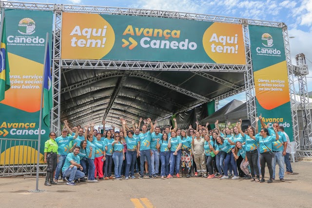 Neste sábado tem Avança Canedo e Balanço Geral na Praça Criativa central
