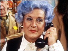 Mollie Sugden - picture from BBC News