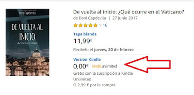 De vuelta al inicio en KindleUnlimited