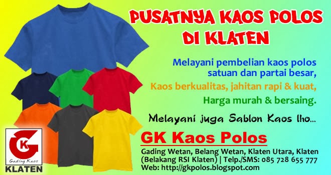 Konsep Terpopuler 25+ Kaos Polos Klaten