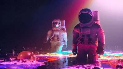 Hd Wallpaper Astronaut In Other Planet