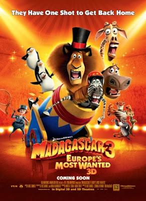 فيلم الأنمي Madagascar 3 Europe's Most Wanted 2012 بجودة DVDRip مترجم 