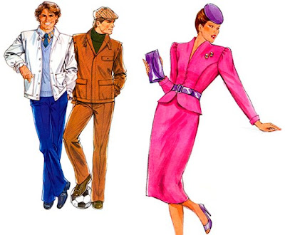 Shoulder Pads Fashion History on Across Some Sketches Of The 80 S Fashion In Fewer Words Almost All The