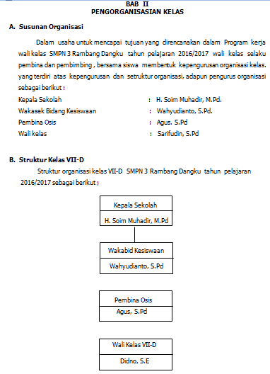  seorang guru bertanggung jawab penuh terhadap penerima didik ketika berada di lingkungan s Program Kerja Wali Kelas Tahun Pelajaran 2017/2018 Fomat Word