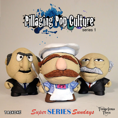 “Pillaging Pop Culture” Custom The Muppets Blind Box Series Wave 4 by Task One - Waldorf, The Swedish Chef & Statler