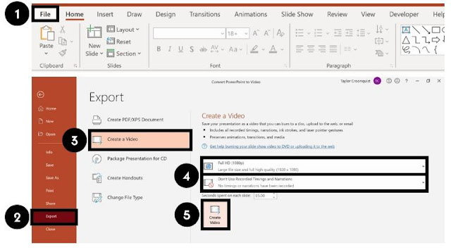 Cara Convert Powerpoint Ke Video