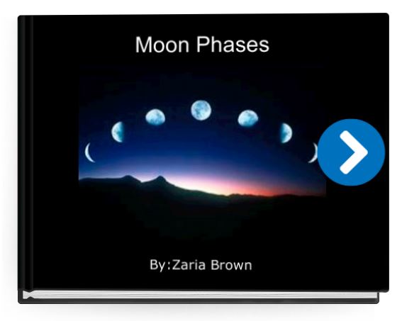 phases on the moon online book for kids