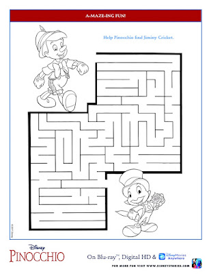 Disney Pinocchio Maze