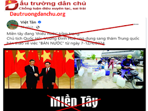 Việt Tân lại cố tình xuyên tạc nội dung, ý nghĩa chuyến thăm Trung Quốc của Chủ tịch Quốc hội Vương Đình Huệ