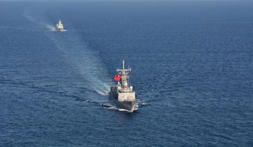 Τουρκική φρεγάτα παρενόχλησε ιταλικό ερευνητικό νότια της Κρήτης
