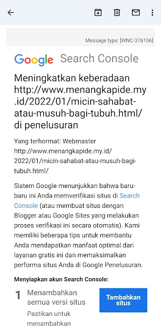 google search console