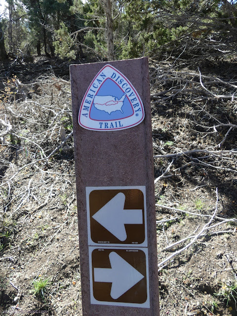 12: marker for another trail