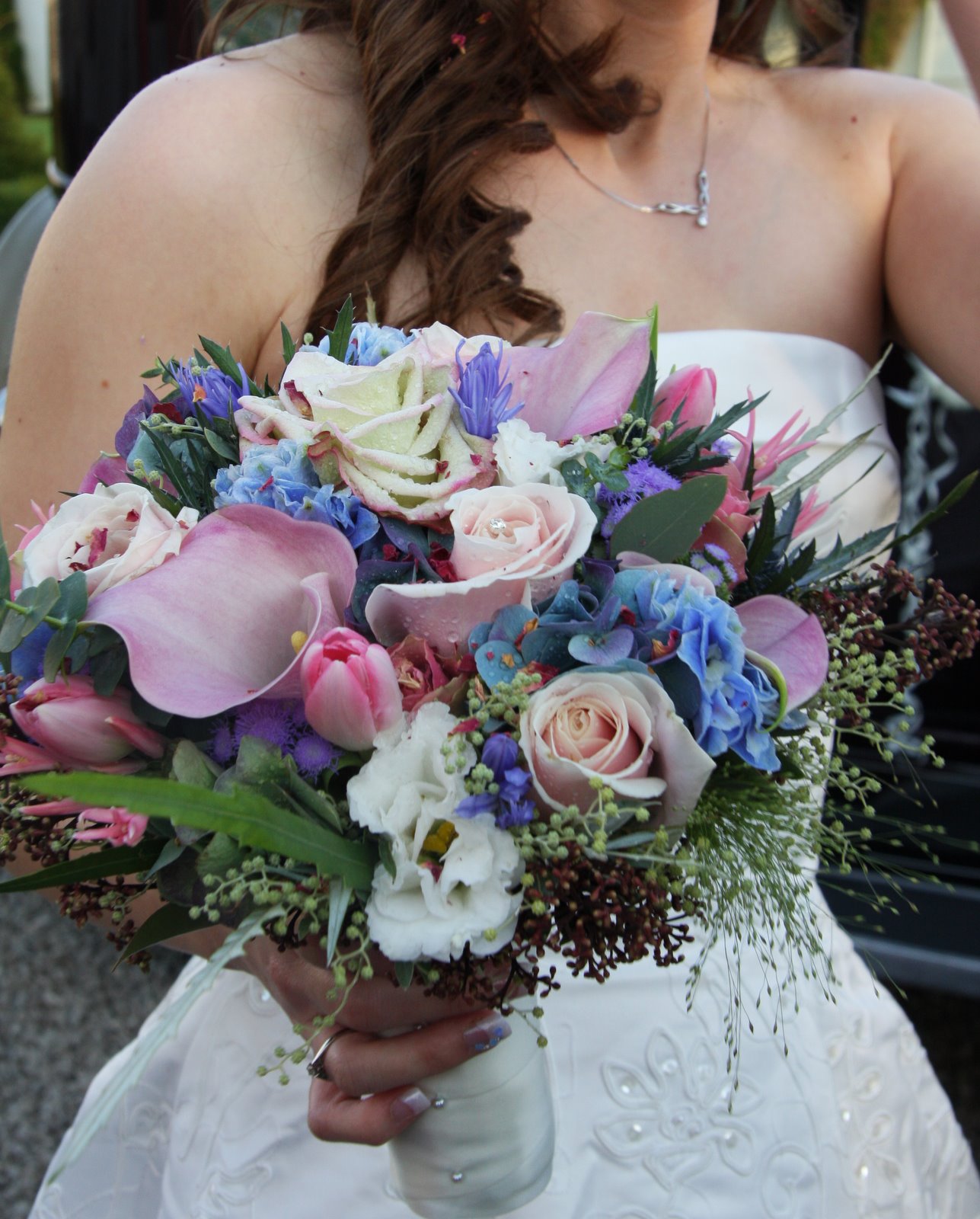 Ice Blue & Pale Pink Wedding