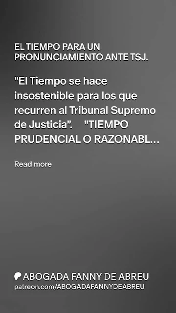 EL TIEMPO JUEGA EN CONTRA.