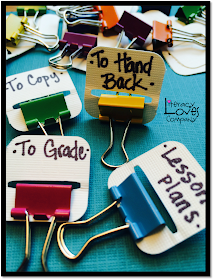 Save money with this classroom DIY tip:  Make your own binder clips!  An easy and cheap way to stay organized!