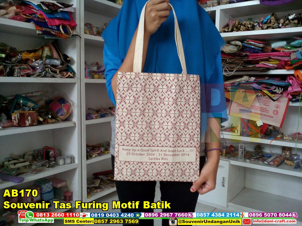 Souvenir Tas Furing Motif Batik  Souvenir Pernikahan