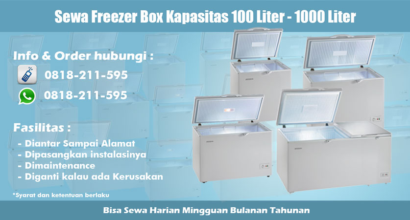 Sewa freezer box di  Tlogosari Bondowoso