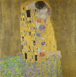 The kiss, by Gustav Klimt