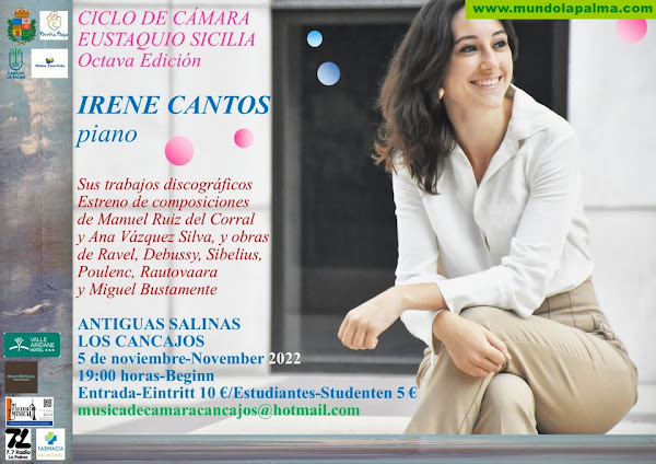 SALINAS: Irene Cantos al piano