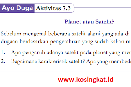 Kunci Jawaban IPA Kelas 7 Halaman 205 Kurikulum Merdeka