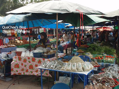 thai night market, thailand, dried food